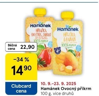 Kapsička ovocná Hamánek