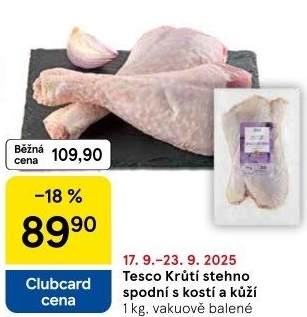 Krůtí stehna Tesco