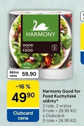 Kuchyňské utěrky 2vrstvé Good for Food Harmony