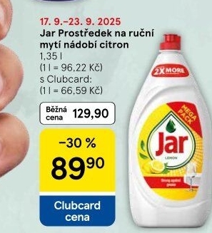 Prostředek na nádobí Jar