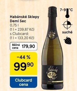 Sekt Demi Sec Habánské sklepy