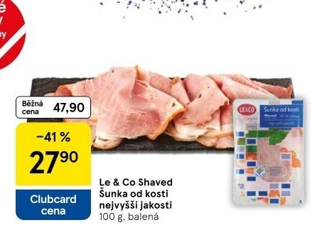 Šunka od kosti nejvyšší jakosti LE&