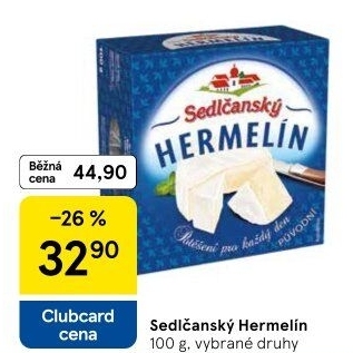 Sýr Hermelín Sedlčanský