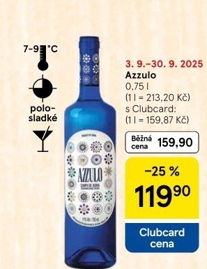 Víno Azzulo Campo De Boria Bodegas