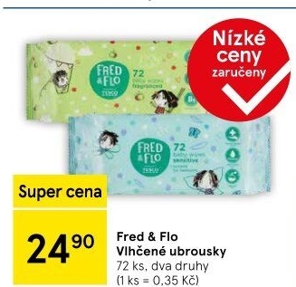 Vlhčené ubrousky Fred&