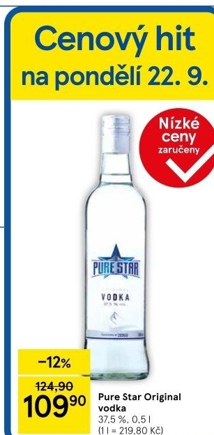 Vodka Pure Star