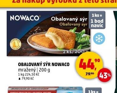 Obalovaný sýr Nowaco