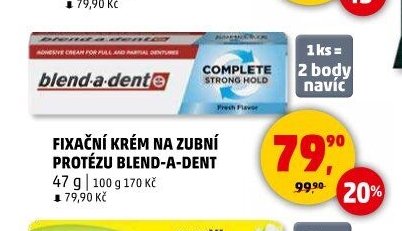 Fixační krém na zubní protézu Blend-a-dent