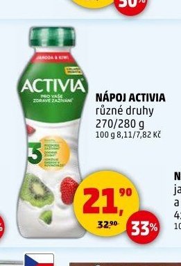 NÁPOJ ACTIVIA různé druhy