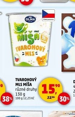 TVAROHOVÝ MLS MÍŠA různé druhy