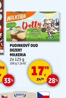 PUDINKOVÝ DUO DEZERT MILKERIA