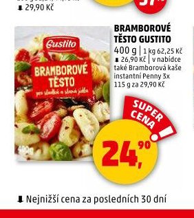 Bramborové těsto Gustito