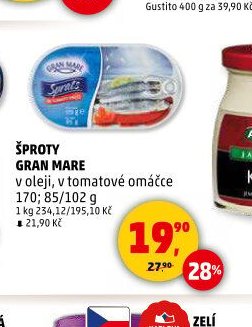 Šproty Gran Mare