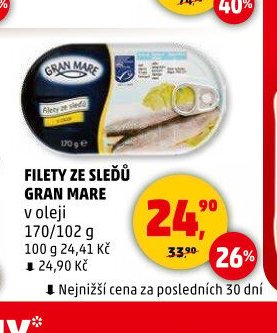 Filety ze sledě Gran Mare