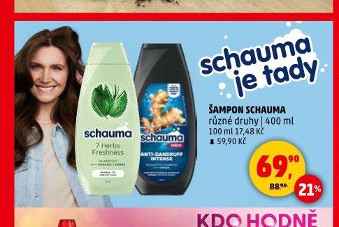 Šampon Schauma různé druhy 400 ml