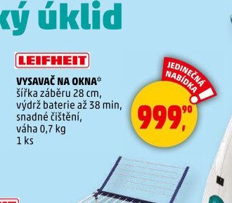 Vysavač na okna Leifheit