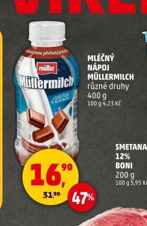 Mléčný nápoj Müllermilch