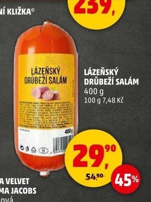 Lázeňský drůbeží salám