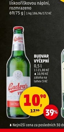 Budvar výčepní