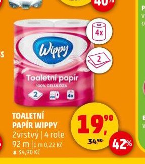 TOALETNÍ PAPÍR WIPPY