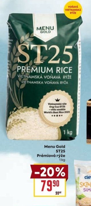 Menu Gold ST25 Prémiová rýže