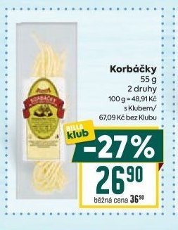 Korbačky 55 g