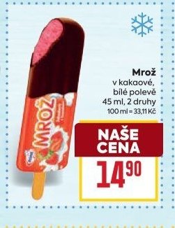 Mrož v kakaové, bílé polevě 45 ml - BILLA akcniletaky.com