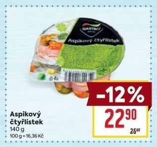 Aspikový čtyřlístek Gastro