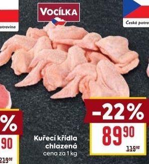 Kuřecí křídla Vocílka