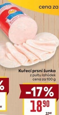 Kuřecí šunka prsní DZ Klatovy