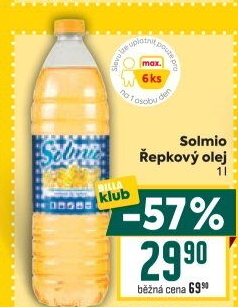 Řepkový olej Solmio