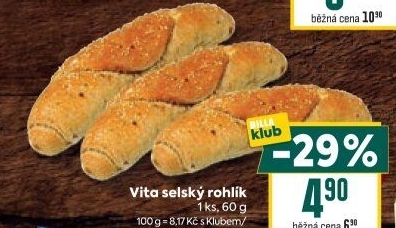 Rohlík Vita selský