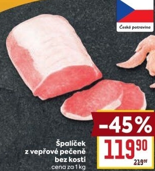 Špalíček z vepřové pečeně bez kosti