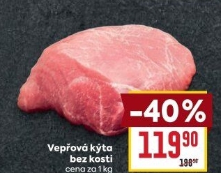 Vepřová kýta bez kosti