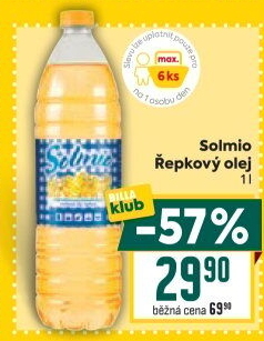 Řepkový olej Solmio