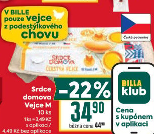 Vejce z podestýlky M Srdce Domova