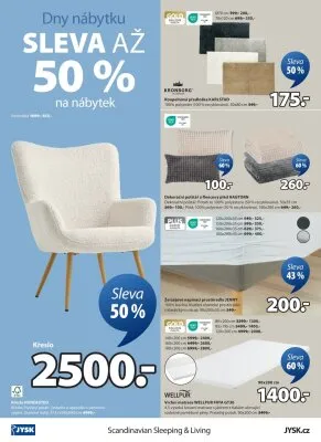 akční leták Jysk 17.9.2025-19.10.2025