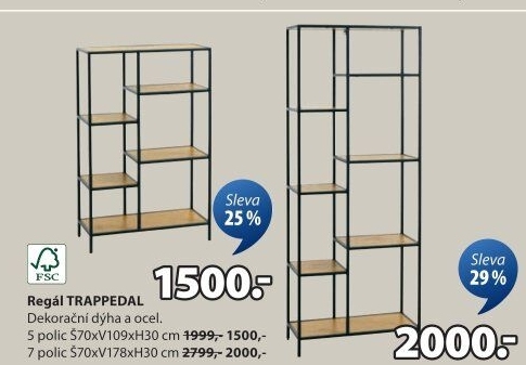 Regál Trappedal