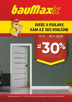 akční leták bauMax 17.9.2025-30.9.2025