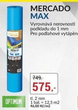 Podložka pro laminátové podlahy Max Parquet Mercado