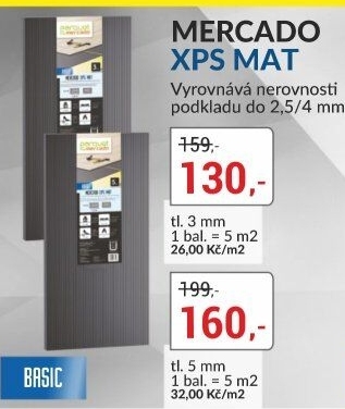 Podložka pro laminátové podlahy Parquet Mercado