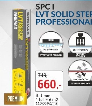 Podložka pro vinylové podlahy Professional Afirmax