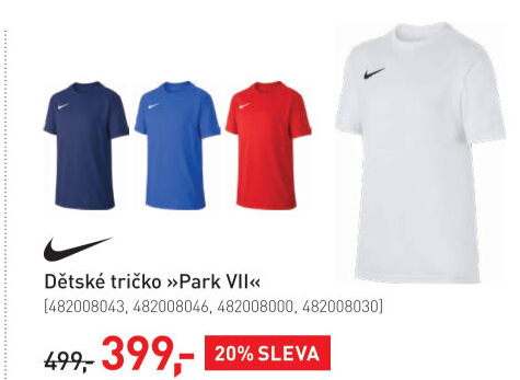 Dětské tričko fotbalové Nike