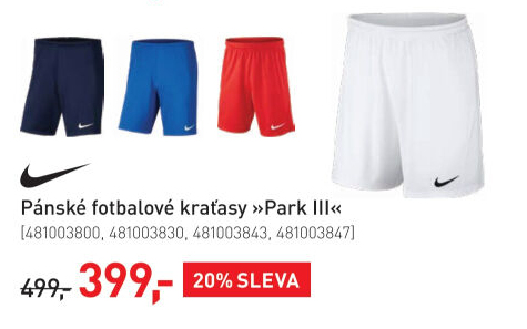 Pánské tréninkové fotbalové kraťasy Nike