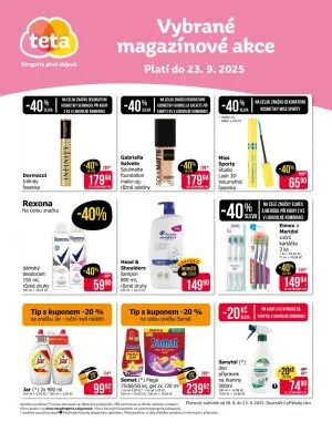 akční leták Teta drogerie 17.9.2025-23.9.2025