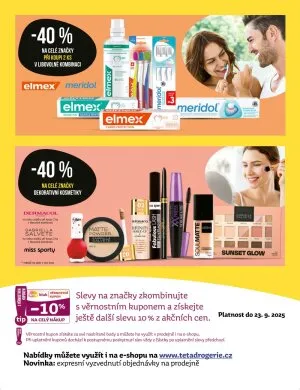 akční leták Teta drogerie 17.9.2025-23.9.2025
