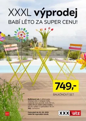 akční leták XXXLutz 18.9.2025-30.9.2025
