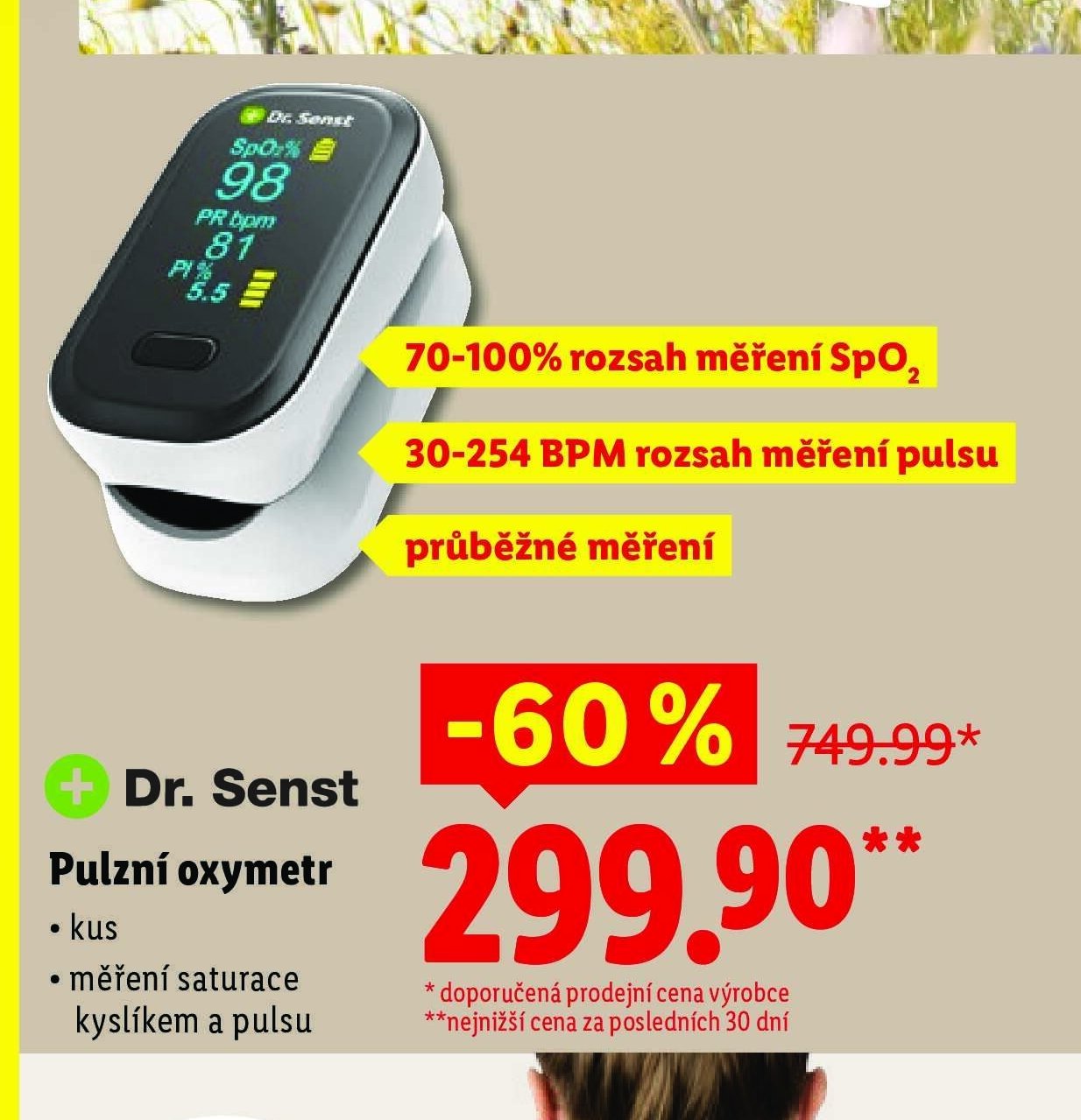 Dr. Senst Pulzní oxymetr