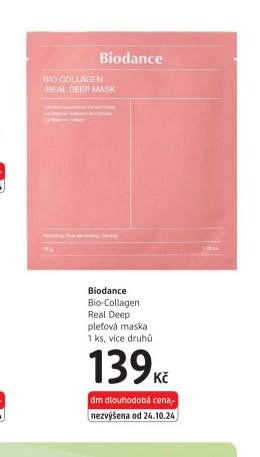 Biodance Bio-Collagen Real Deep pleťová maska
