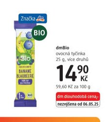 dmBio ovocná tyčinka